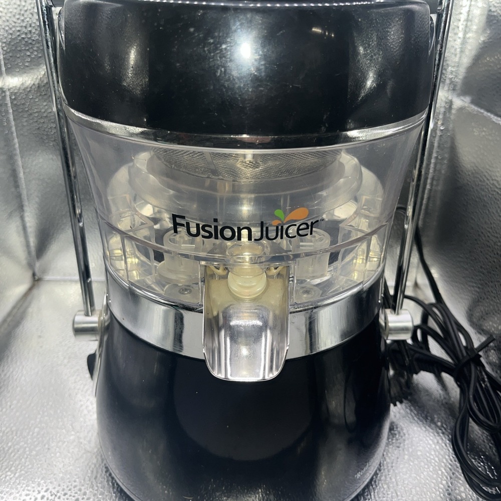 Jack LaLanne Fusion Juicer Black Power Fruit Vegetable Juicer Model MT-1020-1